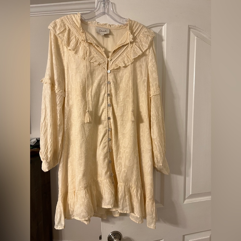 Cleobella Cream Mini Dress